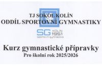 Gymnastická přípravka na rok 2025/2026