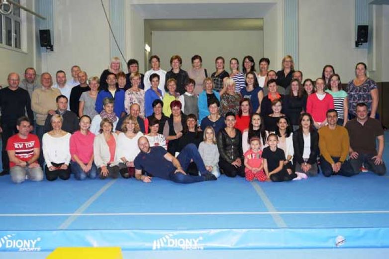 Sraz minulých i současných členů kolínské gymnastiky